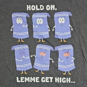 Comedy Central | South Park Towlie "Hold On.. Lemme Get High.." Graphic Tee